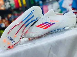 Adidas F50 Adizero FG Firm Ground Soccer Boots- White