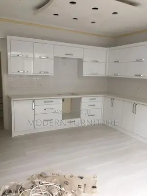 Kitchen Cabinet in White Color Call Us On