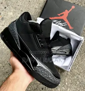 Original Black Nike Air Jordan 3 Retro Sneaker