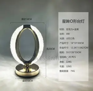 Led Night Light 3 Color Stepless Foldable Desk Lamp