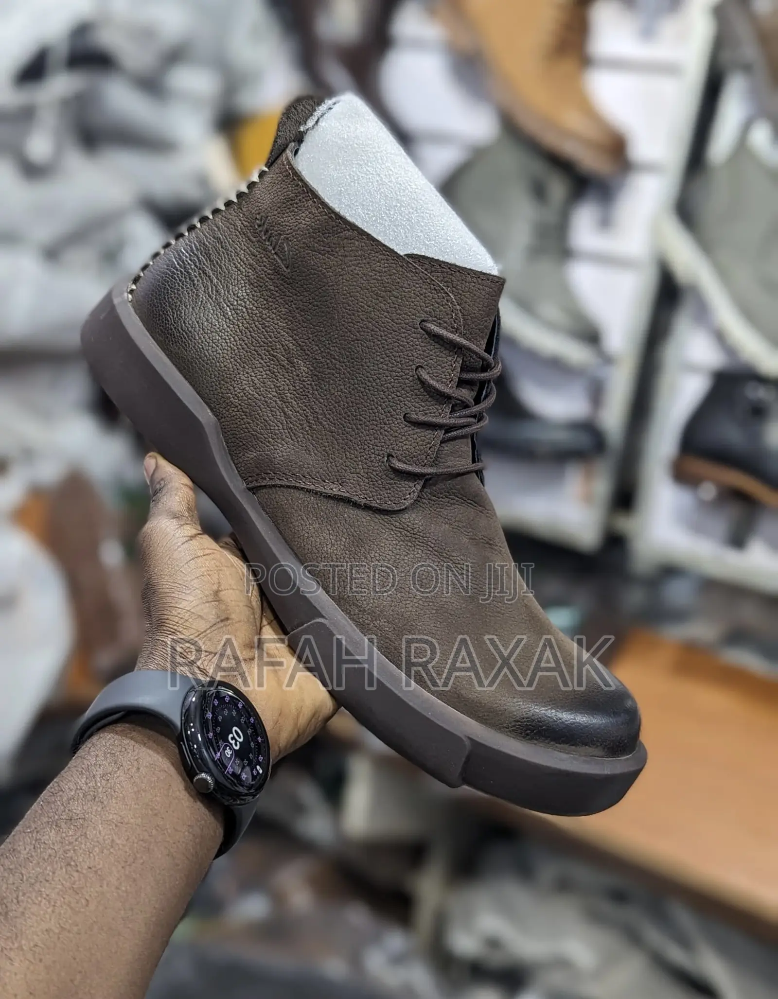 Original Clarks Casual Leather Ankle Boots
