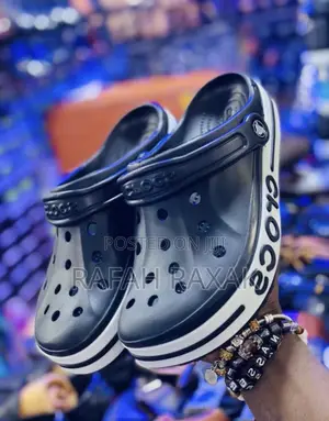 Original Classic Comfortable Black White Rubber Crocs