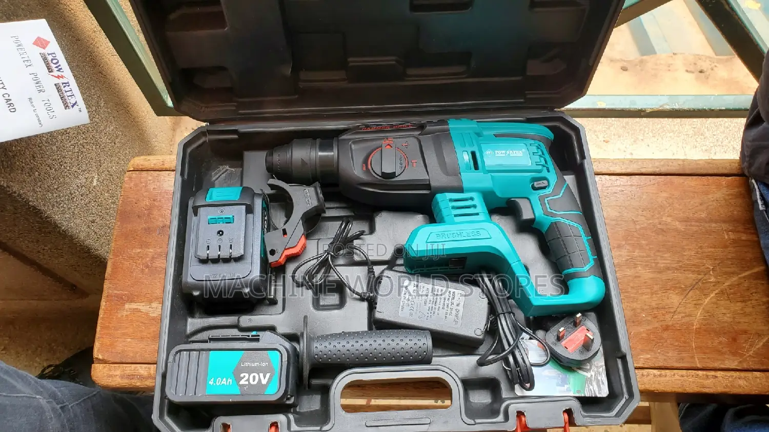 Rechargeable Hammer Drill.