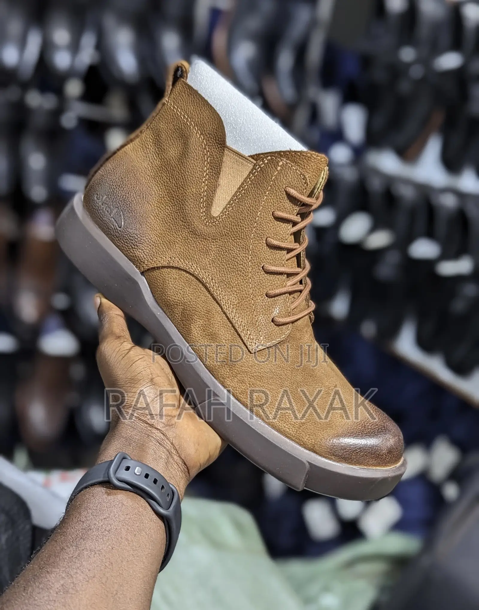 Original Brown Clarks Casual Leather Boots