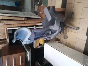 Gray Office Chair With Headrest