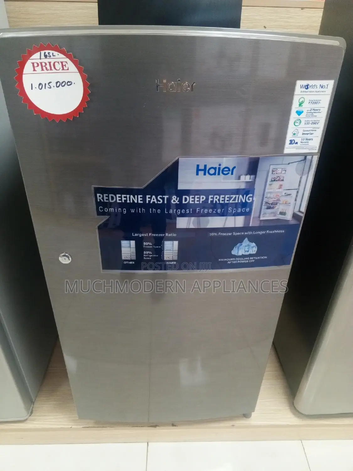 Haier 165 Litres Single Door Fridge