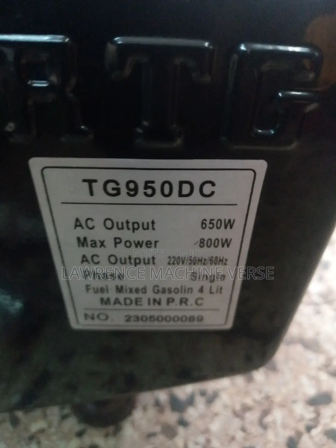 Yamaha Generator 800w