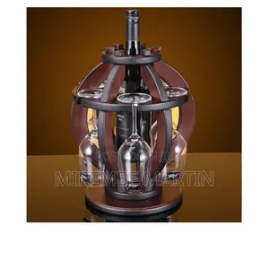 Wooden Wine Glass Holder.