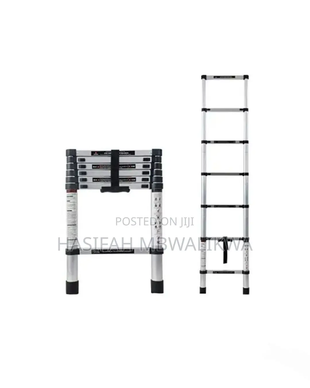 Aluminium Telescopic Extension Ladder 6 Steps- (
