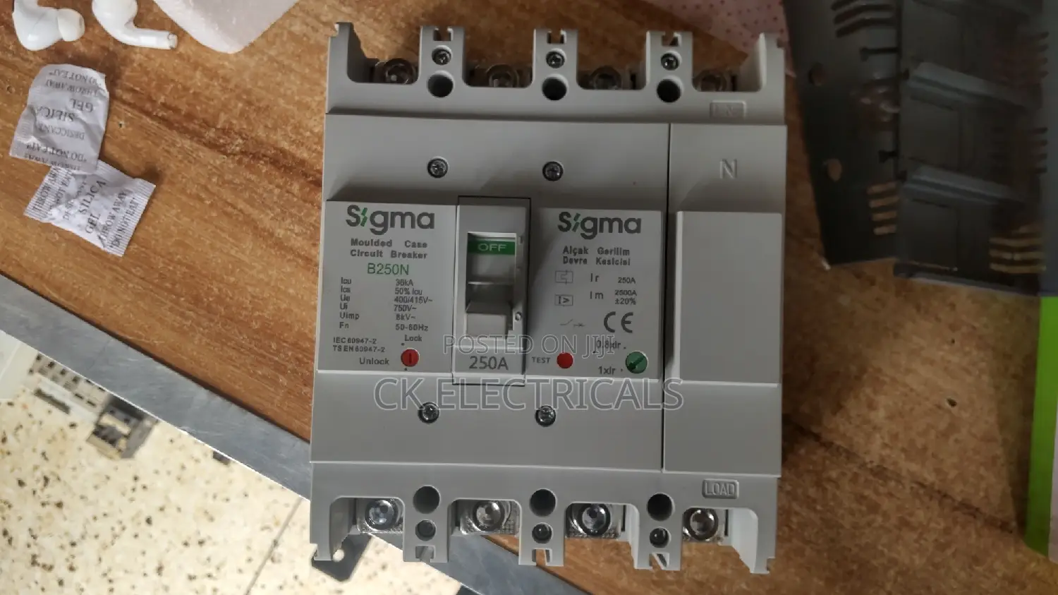 Breaker 250amps 4pole