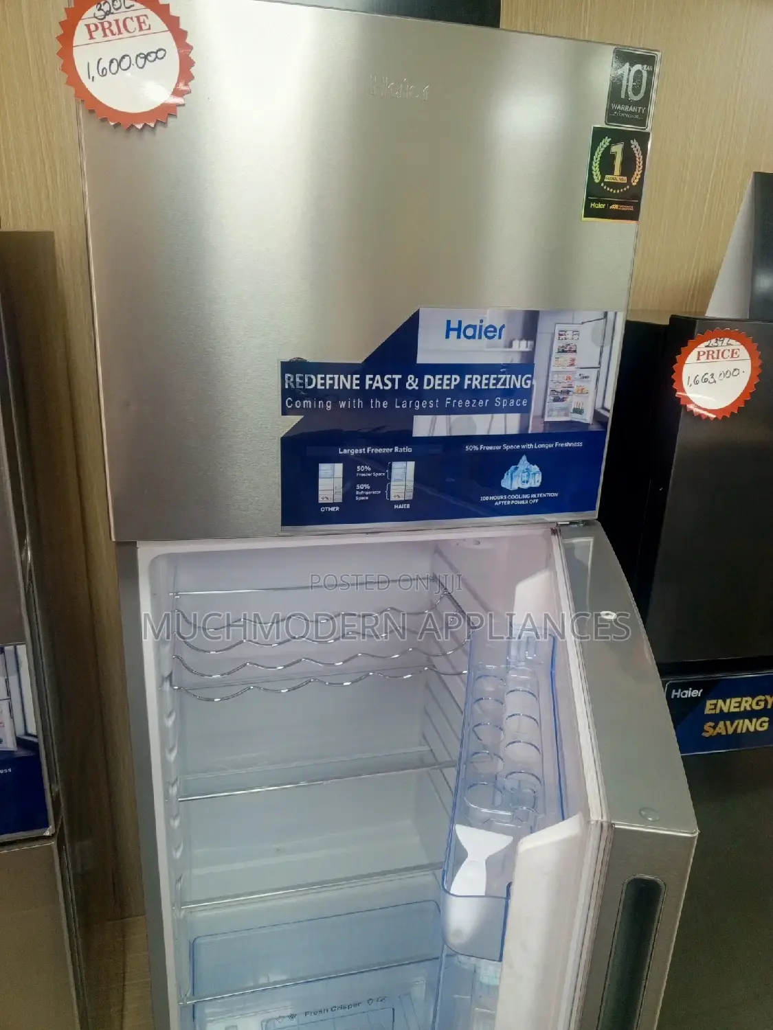 Haier 320 Litres Double Door Fridge