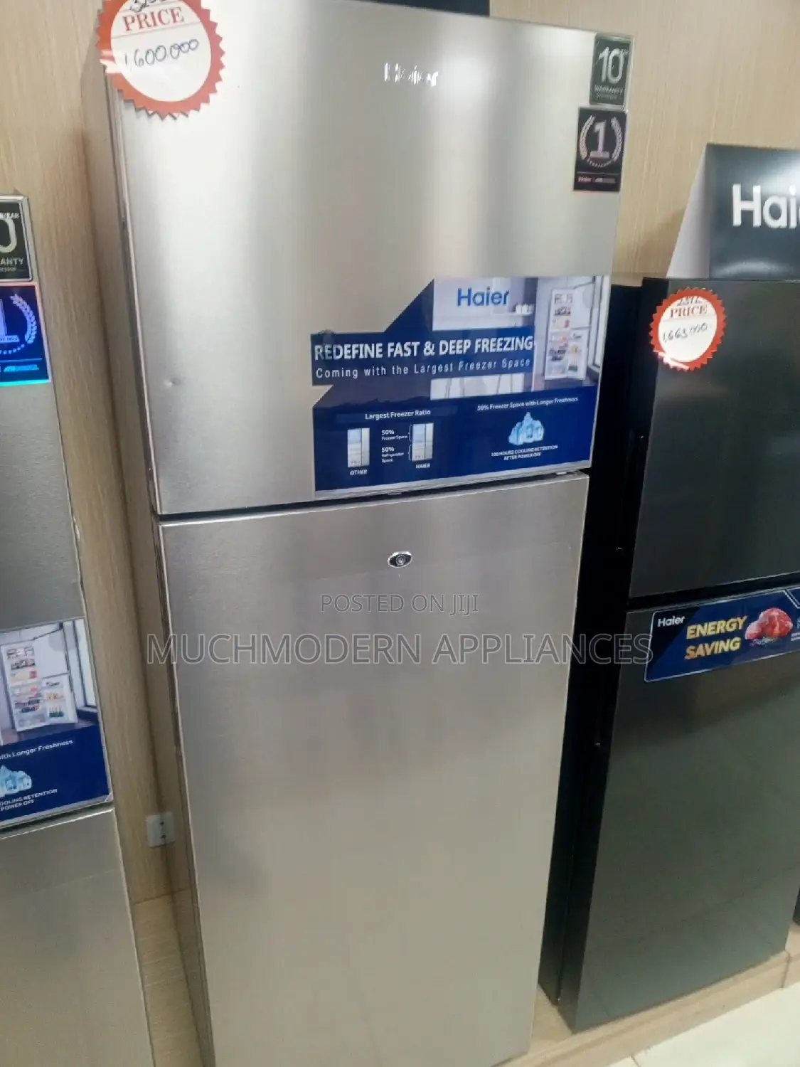 Haier 320 Litres Double Door Fridge