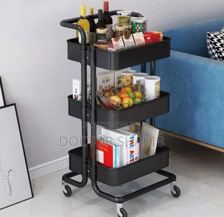 Multipurpose Movable Kitchen Organizer Shelf/ Rack