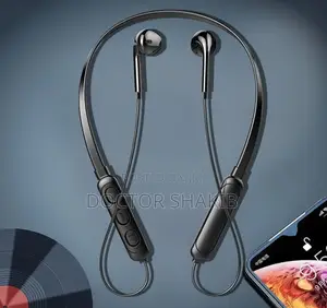 Original Bluetooth Neckband Earphones- Black
