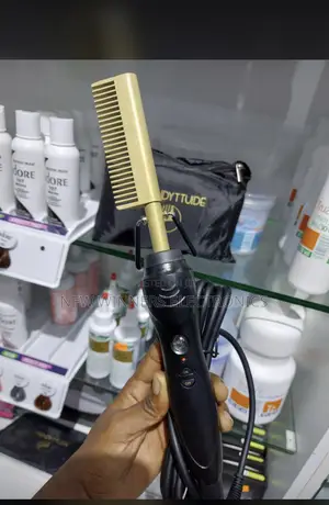 Electric Hair Straightener Brush And Comb