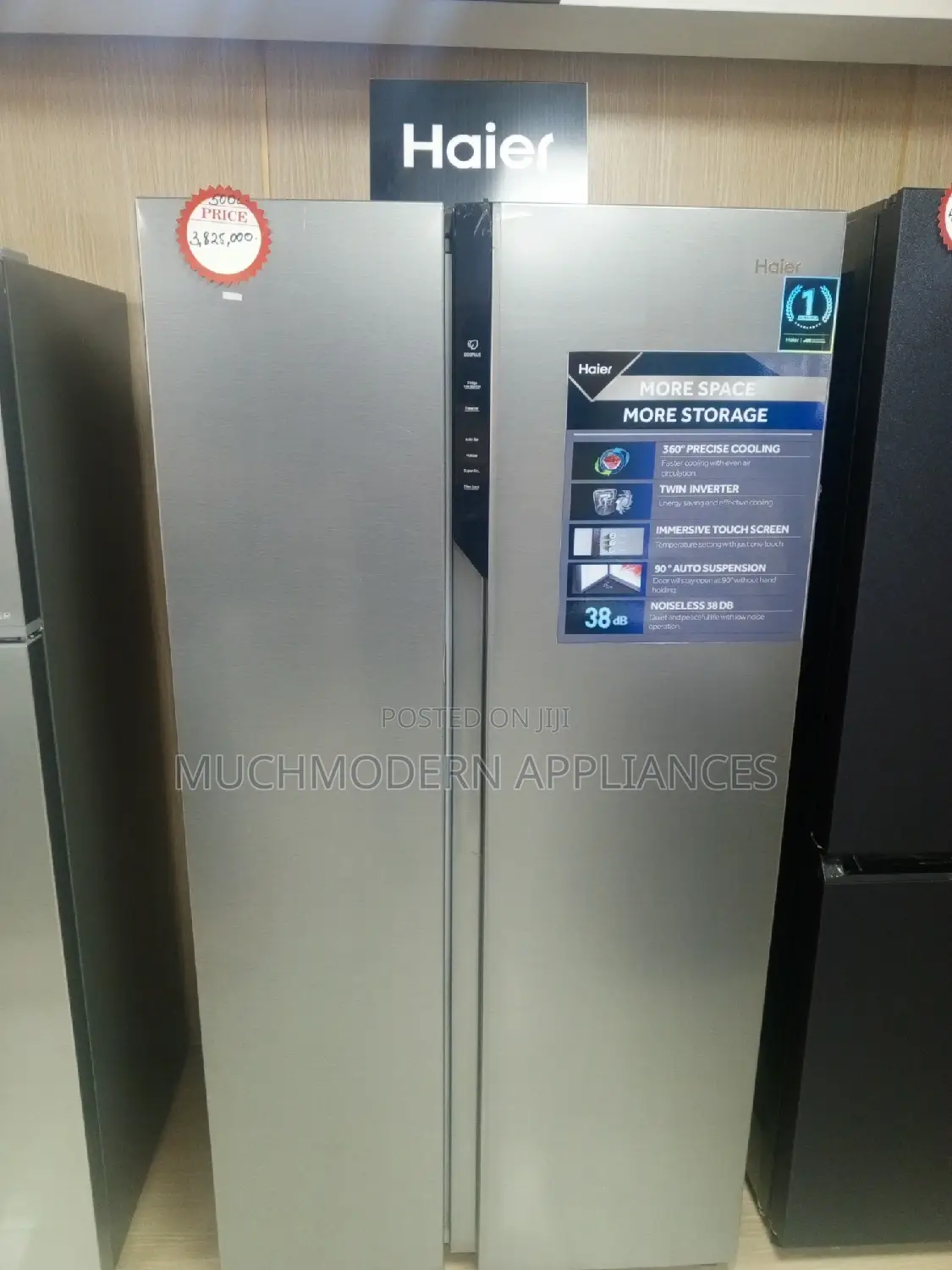 Haier 500 Litres Side by Side Fridge