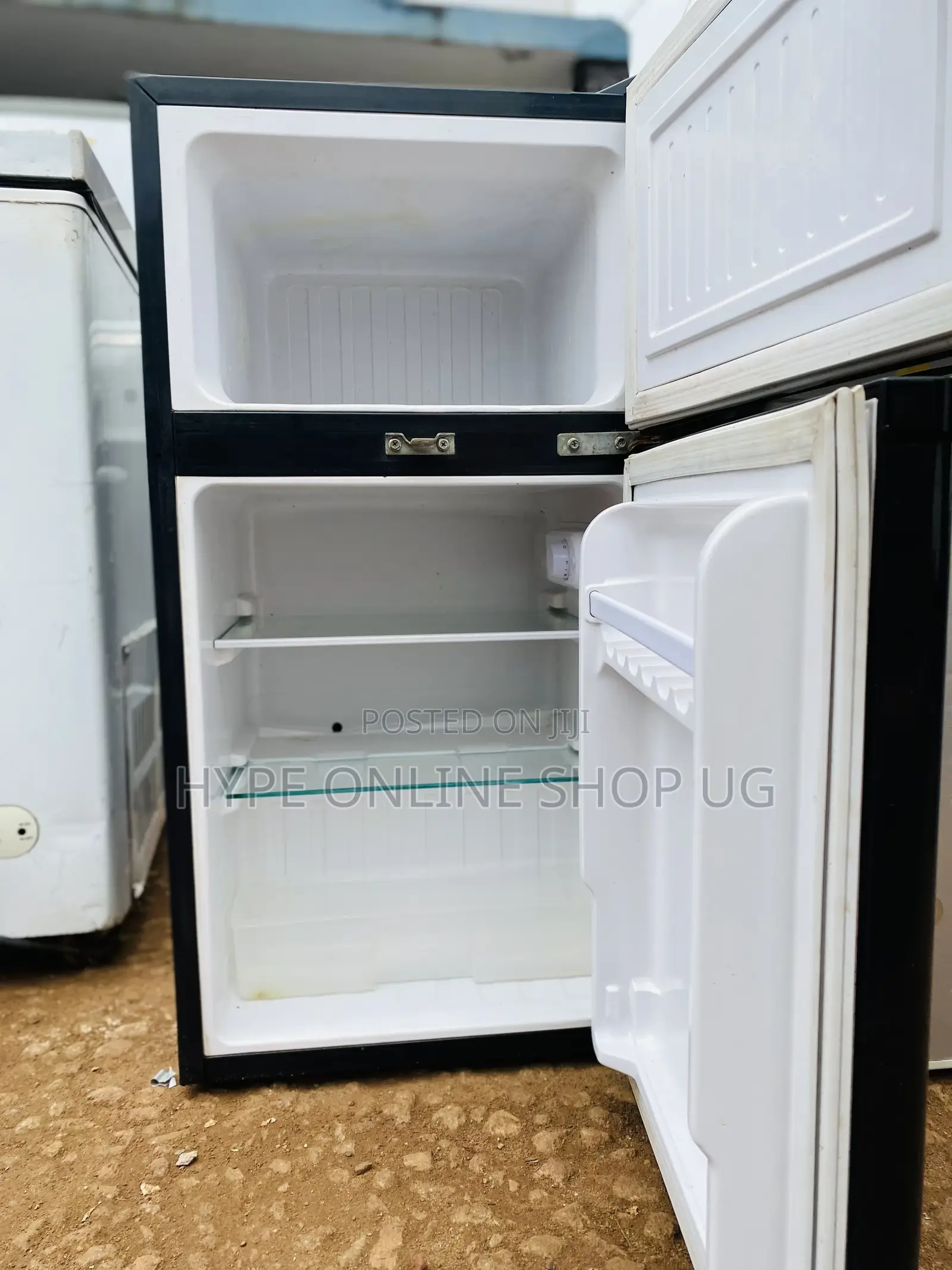 Black Adh Double Door Fridge