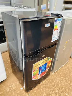 Black Adh Double Door Fridge