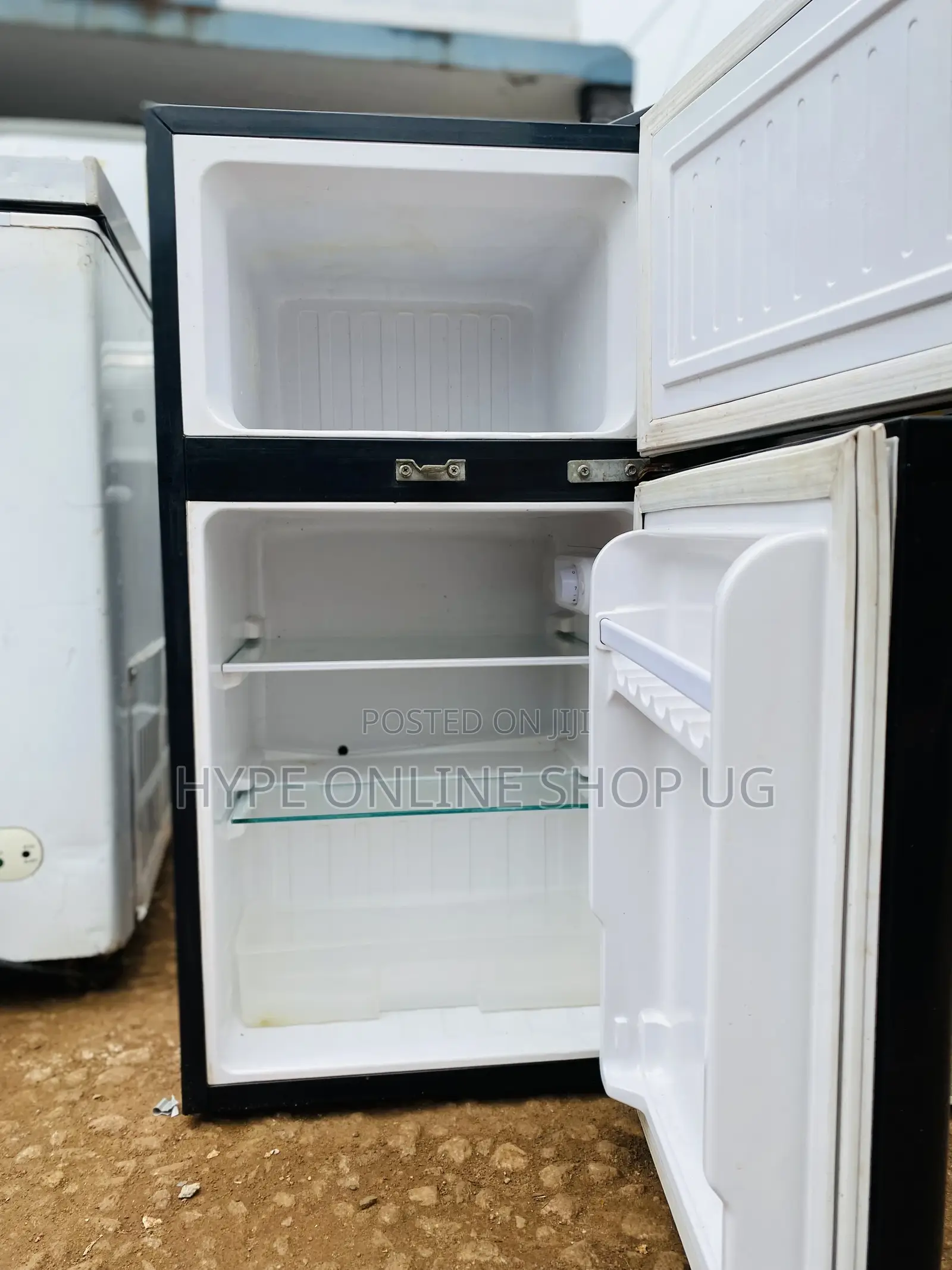 Black Adh Double Door Fridge
