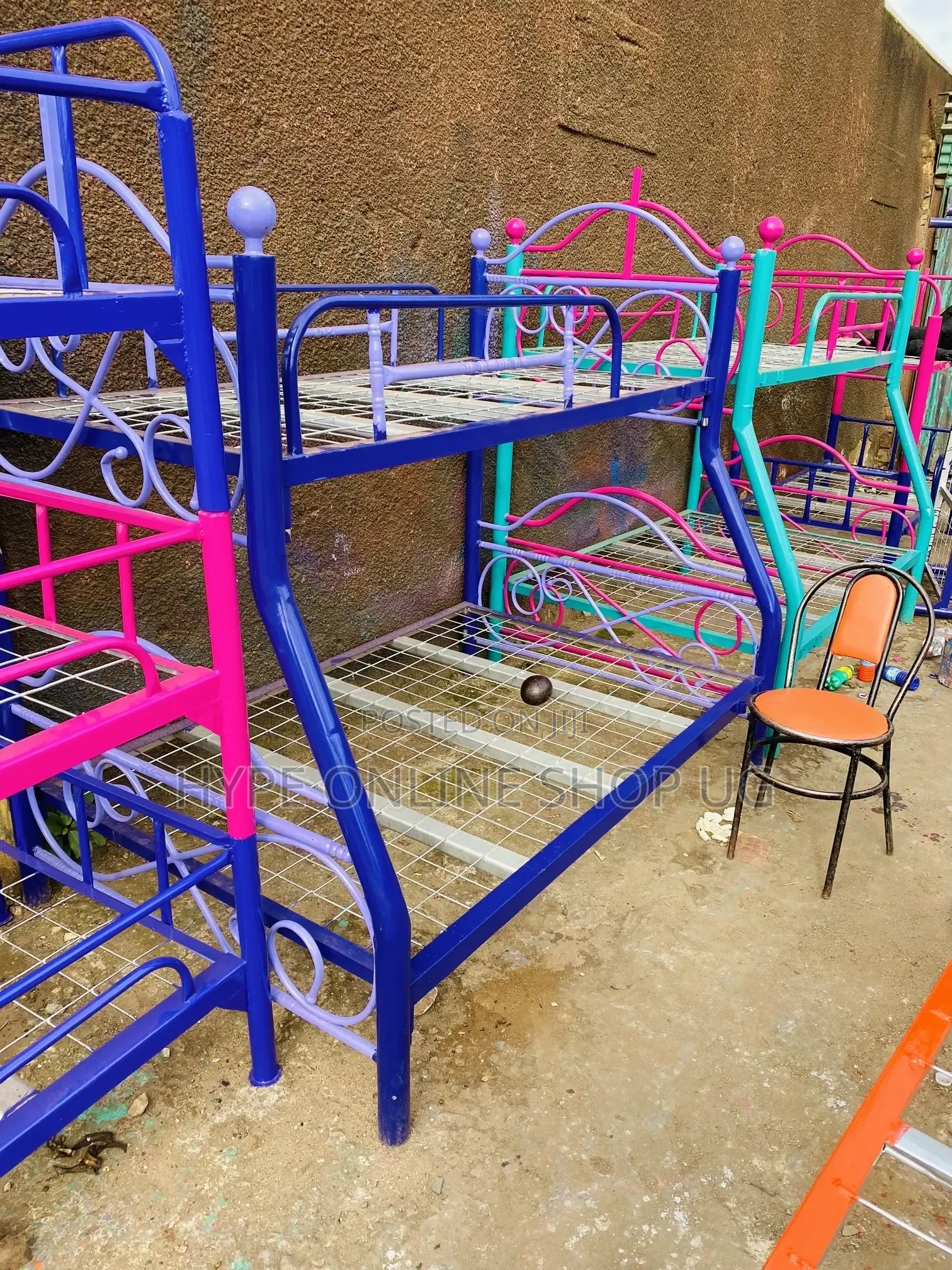 Blue 3by6 and 4by6 Double Decker Bed