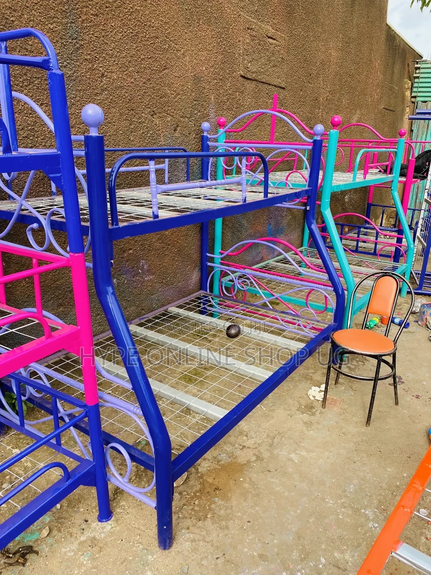 Blue 3by6 and 4by6 Double Decker Bed