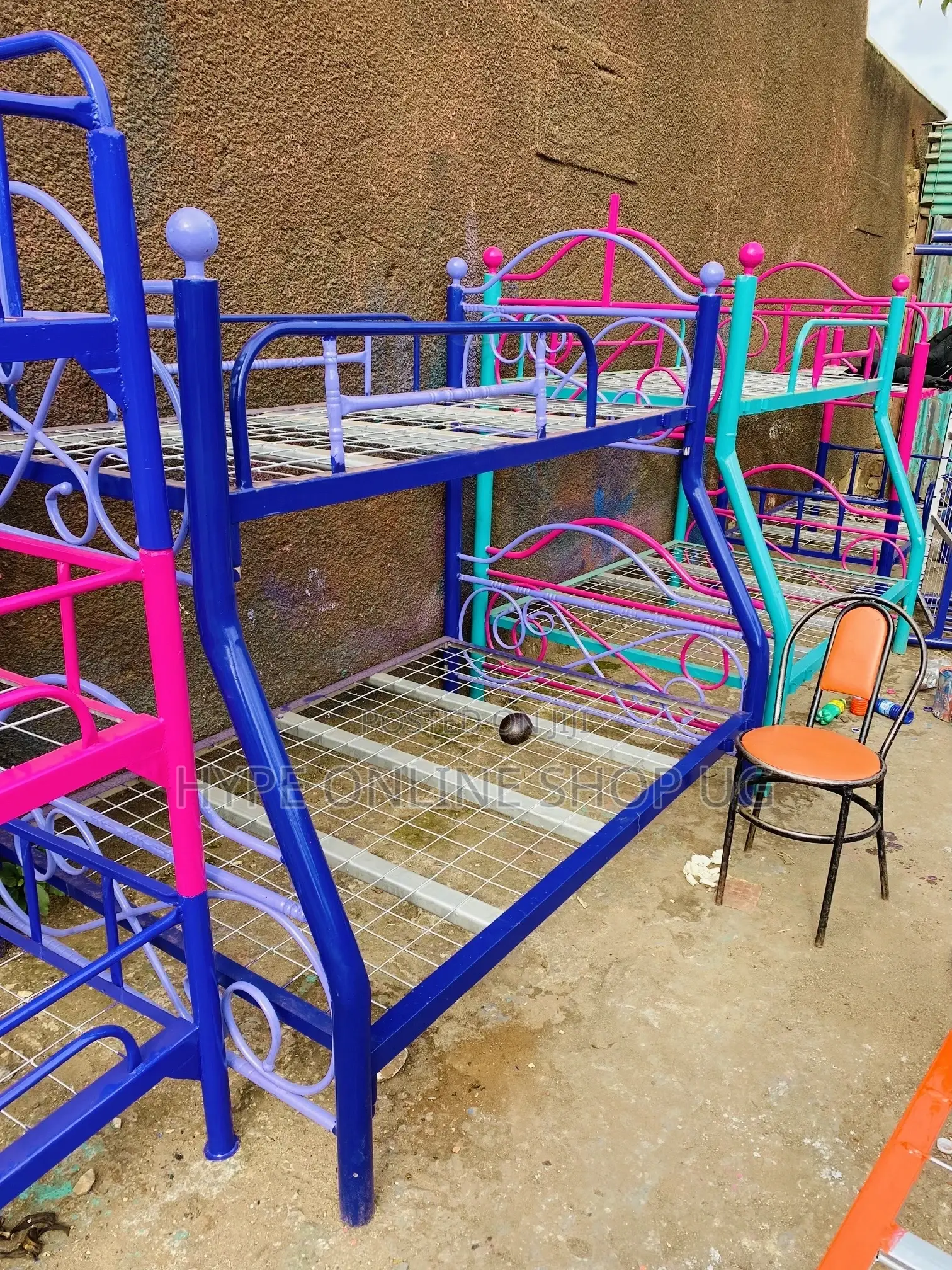 Blue 3by6 and 4by6 Double Decker Bed