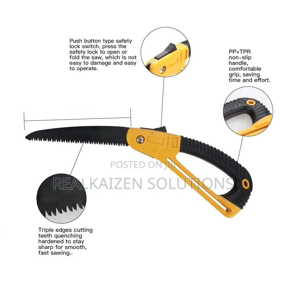 EPSILON 7“Straight Steel Multifunctional Folding Saw
