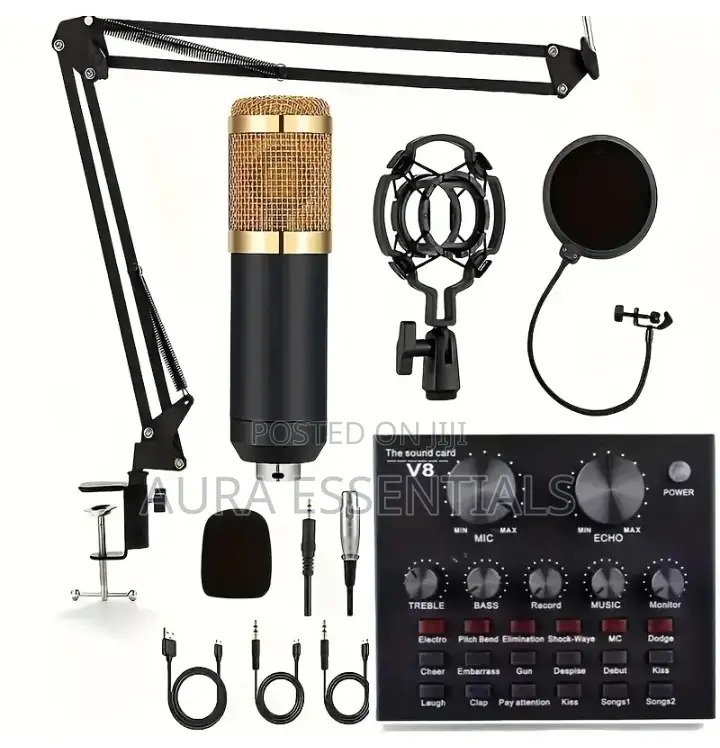 Full Set BM-800 Condenser Microphone Kit