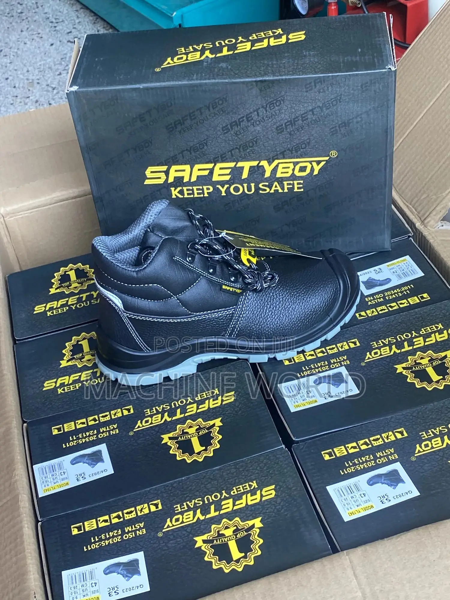 Safety Boy Genuine Leather
