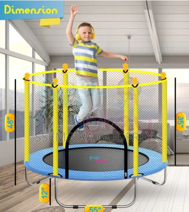 Trampoline With Strong Stainless Steel