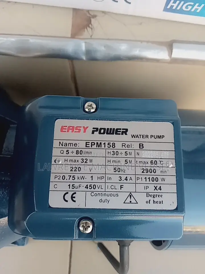 Surface Water Pump 1HP