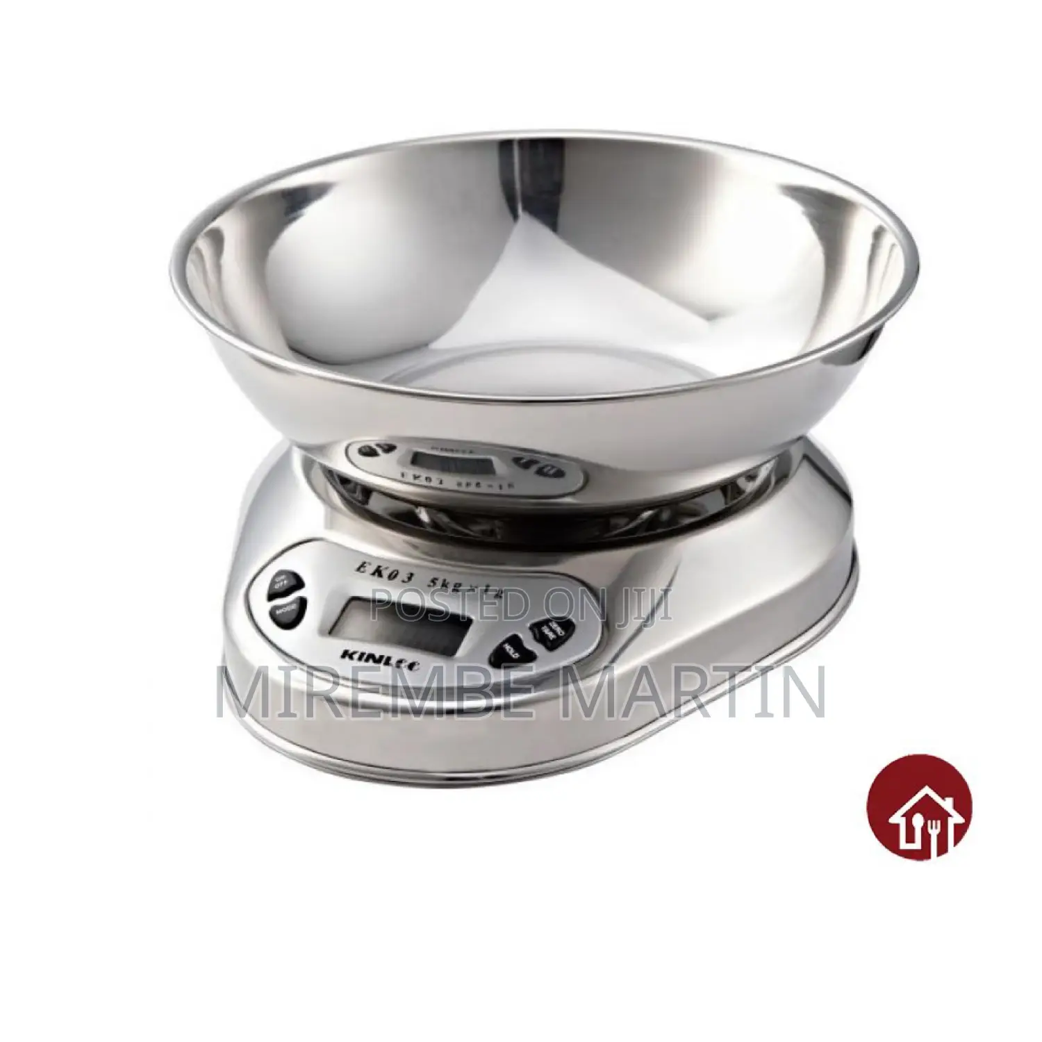 Stainless Steel Electronic Kitchen Scale.