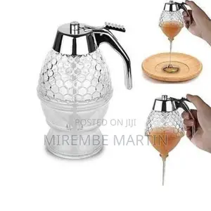 Glass Honey Dispenser.
