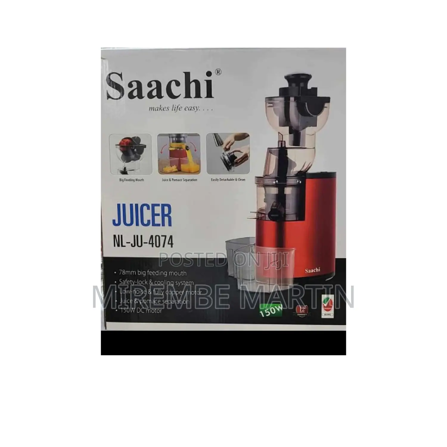 Saachi Electric Slow Juicer.