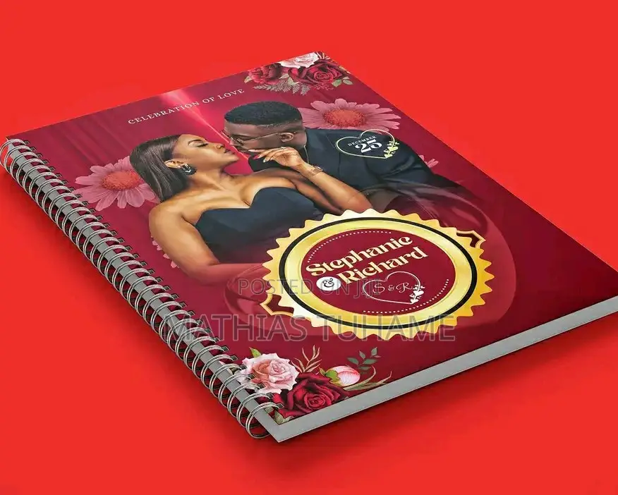 Vibrant Wedding Journals and Cards