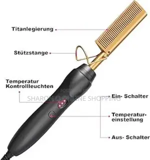 Electric Hot Comb Hair Straightener
