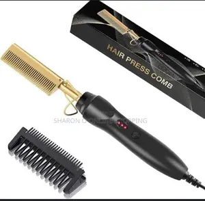 Electric Hot Comb Hair Straightener