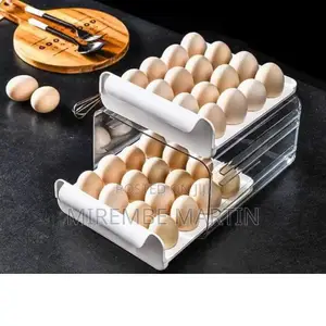 Double Layers Plastic Egg Tray.
