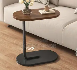 Coffee and Snacks C-Shaped Side Table