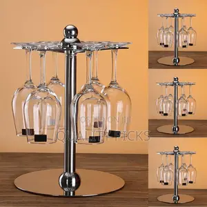 Stainless Steel Round Glass Holder
