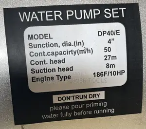 Water Pump Set 4” Easy Power Diesel