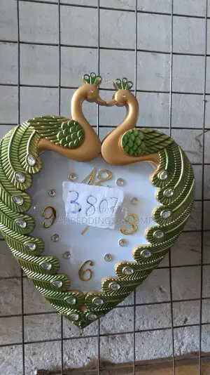 Luxury Peacock Wall Clock