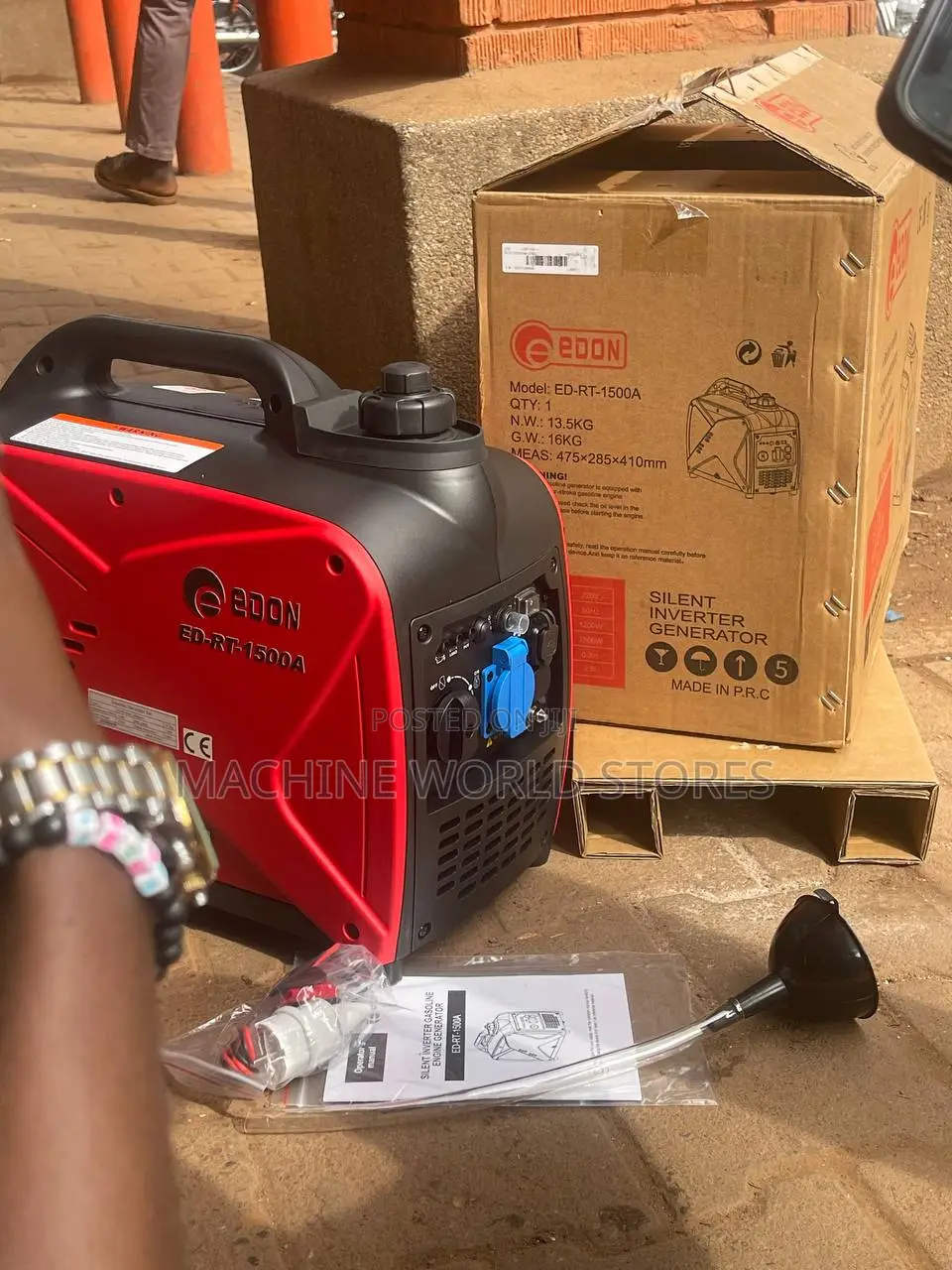 Super Silent Generator 1.5kva Edon (RT-1500A)