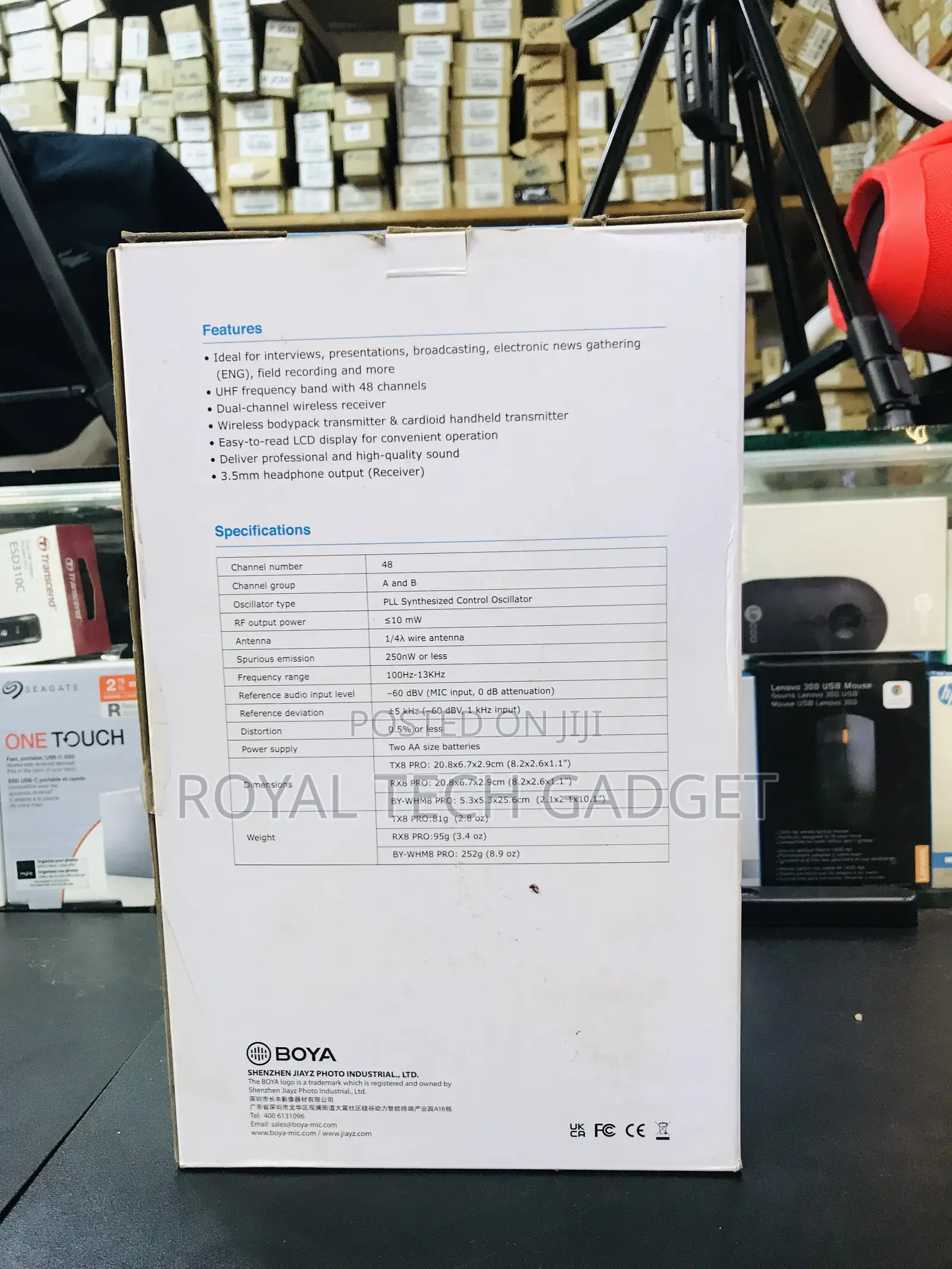 Boya Wm8 Pro- Wireless Microphone