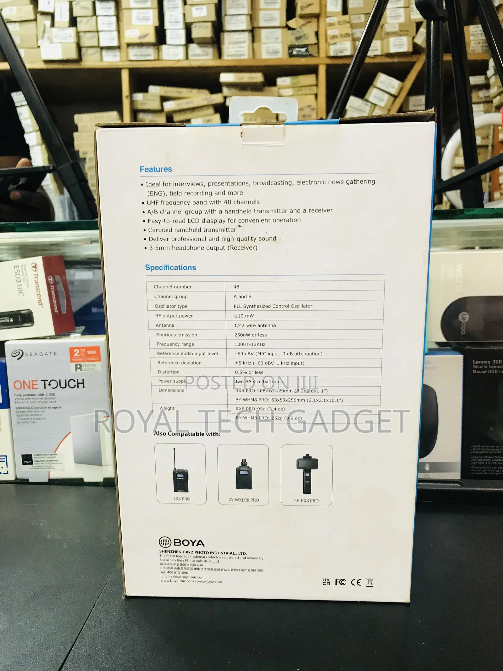 Boya BY-WM8 PRO- Handheld Microphone