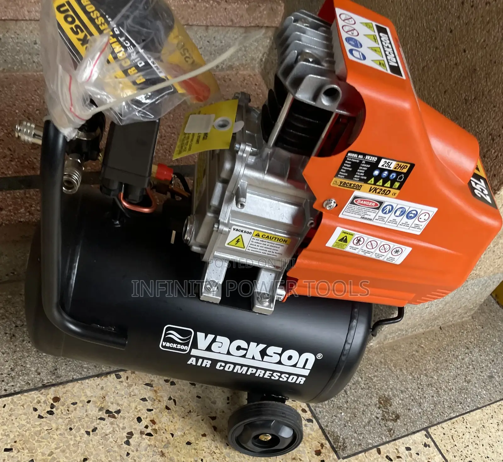 Air Compressor 25l Normal Vackson 2hp