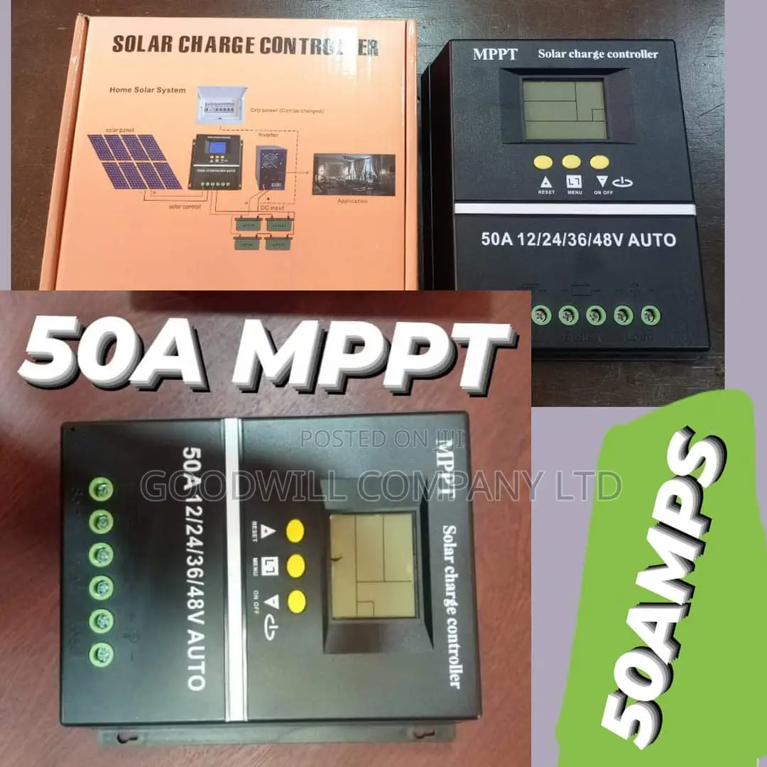 50amps MPPT Solar Charge Controller Mwebz