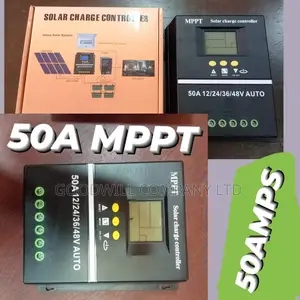 50amps MPPT Solar Charge Controller Mwebz