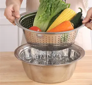 3 in 1 Multifunction Vegetable Washing and Cutter Bowl Set