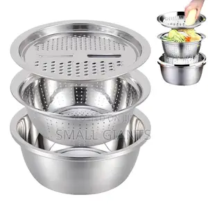 3 in 1 Multifunction Vegetable Washing and Cutter Bowl Set